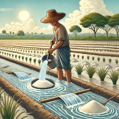 bón vôi rửa mặn